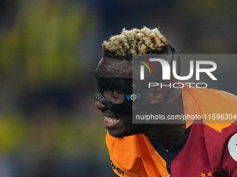 Victor Osimhen of Galatasaray  looks on during the Turkey Süper Ligue Round 5 between Fenerbahçe SK vs Galatasaray S.K., on September 21, 20...