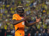 Victor Osimhen of Galatasaray  celebrate during the Turkey Süper Ligue Round 5 between Fenerbahçe SK vs Galatasaray S.K., on September 21, 2...