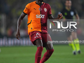 Victor Osimhen of Galatasaray  looks on during the Turkey Süper Ligue Round 5 between Fenerbahçe SK vs Galatasaray S.K., on September 21, 20...