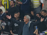 José Mourinho of Fenerbahce  gestures during the Turkey Süper Ligue Round 5 between Fenerbahçe SK vs Galatasaray S.K., on September 21, 2024...