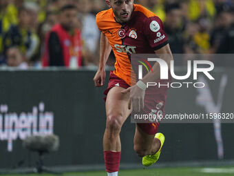 Barış Alper Yılmaz of Galatasaray  controls the ball during the Turkey Süper Ligue Round 5 between Fenerbahçe SK vs Galatasaray S.K., on Sep...