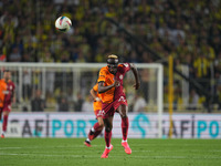 Victor Osimhen of Galatasaray  controls the ball during the Turkey Süper Ligue Round 5 between Fenerbahçe SK vs Galatasaray S.K., on Septemb...