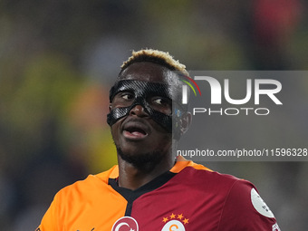 Victor Osimhen of Galatasaray  looks on during the Turkey Süper Ligue Round 5 between Fenerbahçe SK vs Galatasaray S.K., on September 21, 20...