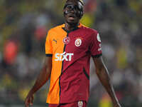 Victor Osimhen of Galatasaray  looks on during the Turkey Süper Ligue Round 5 between Fenerbahçe SK vs Galatasaray S.K., on September 21, 20...