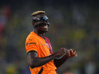 Victor Osimhen of Galatasaray  gestures during the Turkey Süper Ligue Round 5 between Fenerbahçe SK vs Galatasaray S.K., on September 21, 20...