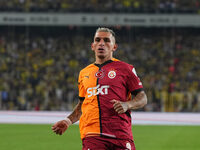 Lucas Torreira of Galatasaray  looks on during the Turkey Süper Ligue Round 5 between Fenerbahçe SK vs Galatasaray S.K., on September 21, 20...