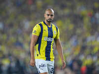 Sofyan Amrabat of Fenerbahce  looks on during the Turkey Süper Ligue Round 5 between Fenerbahçe SK vs Galatasaray S.K., on September 21, 202...