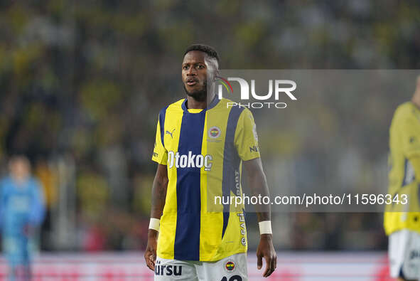 Fred of Fenerbahce  looks on during the Turkey Süper Ligue Round 5 between Fenerbahçe SK vs Galatasaray S.K., on September 21, 2024. 