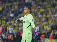 Fernando Muslera of Galatasaray  gestures during the Turkey Süper Ligue Round 5 between Fenerbahçe SK vs Galatasaray S.K., on September 21,...