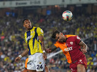 Jayden Oosterwolde of Fenerbahce  heads during the Turkey Süper Ligue Round 5 between Fenerbahçe SK vs Galatasaray S.K., on September 21, 20...