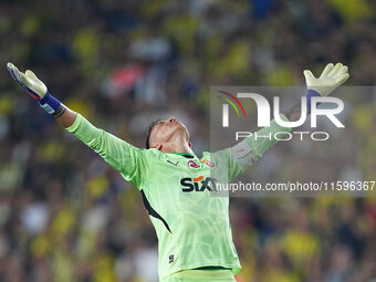 Fernando Muslera of Galatasaray  celebrate during the Turkey Süper Ligue Round 5 between Fenerbahçe SK vs Galatasaray S.K., on September 21,...