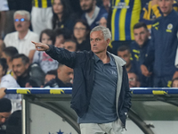 José Mourinho of Fenerbahce  looks on during the Turkey Süper Ligue Round 5 between Fenerbahçe SK vs Galatasaray S.K., on September 21, 2024...