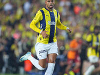 Youssef En-Nesyri of Fenerbahce  looks on during the Turkey Süper Ligue Round 5 between Fenerbahçe SK vs Galatasaray S.K., on September 21,...