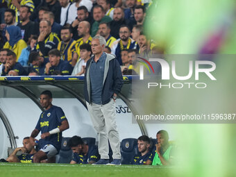 José Mourinho of Fenerbahce  looks on during the Turkey Süper Ligue Round 5 between Fenerbahçe SK vs Galatasaray S.K., on September 21, 2024...