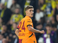 Elias Jelert of Galatasaray  looks on during the Turkey Süper Ligue Round 5 between Fenerbahçe SK vs Galatasaray S.K., on September 21, 2024...