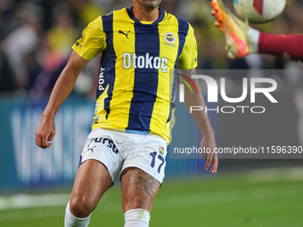 İrfan Can Kahveci of Fenerbahce  looks on during the Turkey Süper Ligue Round 5 between Fenerbahçe SK vs Galatasaray S.K., on September 21,...