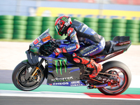 Fabio Quartararo (Fra-Monster Yamaha Team) participates in the Gran Premio Pramac dell'Emilia Romagna Warm UP session MotoGP on Saturday, Mo...