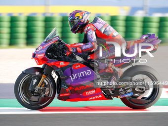 Jorge Martin (Spa-Pramac Racing Ducati) participates in the Gran Premio Pramac dell'Emilia Romagna Warm UP session MotoGP on Saturday, MotoG...