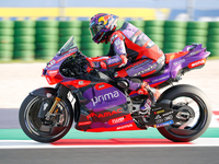 Jorge Martin (Spa-Pramac Racing Ducati) participates in the Gran Premio Pramac dell'Emilia Romagna Warm UP session MotoGP on Saturday, MotoG...