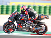 Aleix Espargaro (Spa-Aprilia Racing) participates in the Gran Premio Pramac dell'Emilia Romagna Warm UP session MotoGP on Saturday, MotoGP o...