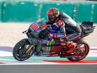 Fabio Quartararo (Fra-Monster Yamaha Team) participates in the Gran Premio Pramac dell'Emilia Romagna Warm UP session MotoGP on Saturday, Mo...