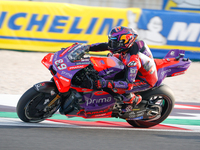 Jorge Martin (Spa-Pramac Racing Ducati) participates in the Gran Premio Pramac dell'Emilia Romagna Warm UP session MotoGP on Saturday, MotoG...