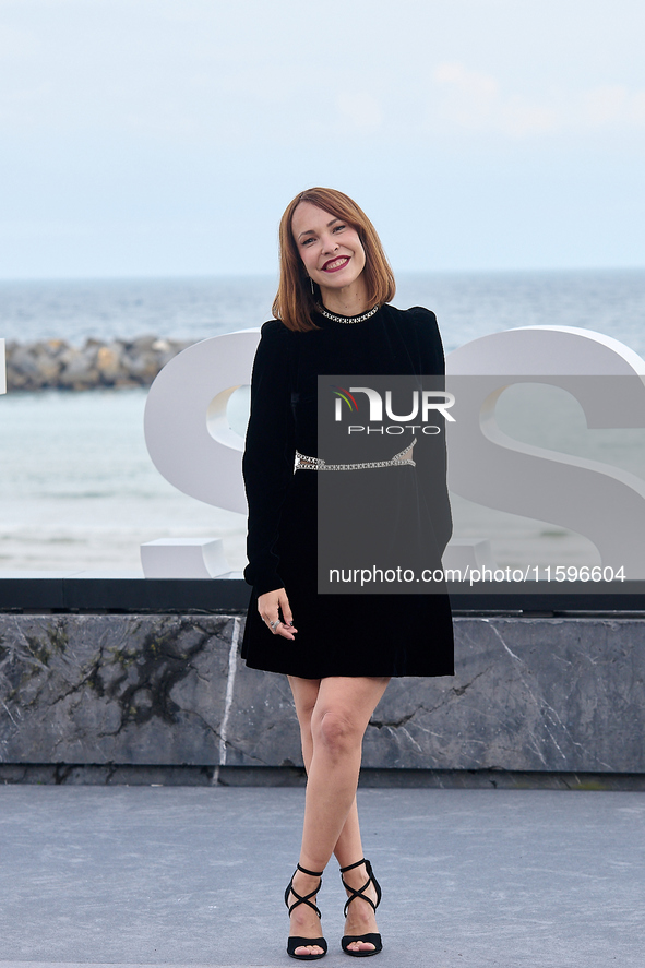 Paula Ortiz, Asia Villagran, Alba Planas, Najwa Nimri, and Patrick Criado attend the photocall of the film ''La Virgen Roja'' during the 72n...