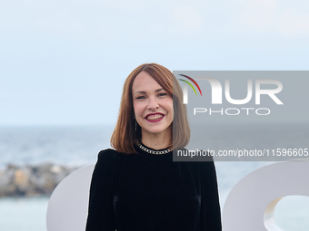 Paula Ortiz, Asia Villagran, Alba Planas, Najwa Nimri, and Patrick Criado attend the photocall of the film ''La Virgen Roja'' during the 72n...