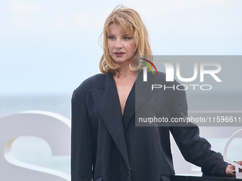 Paula Ortiz, Asia Villagran, Alba Planas, Najwa Nimri, and Patrick Criado attend the photocall of the film ''La Virgen Roja'' during the 72n...