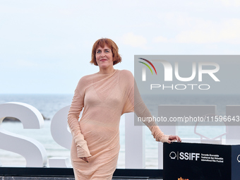 Paula Ortiz, Asia Villagran, Alba Planas, Najwa Nimri, and Patrick Criado attend the photocall of the film ''La Virgen Roja'' during the 72n...