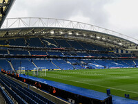 General view inside the American Express Community Stadium, home to Brighton, during the Premier League match between Brighton and Hove Albi...