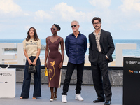 Lupita Nyong'o, Alvaro Norte, Macarena Garcia, and Chris Sanders attend the photocall of the film ''The Wild Robot'' during the 72nd San Seb...