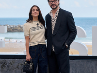 Lupita Nyong'o, Alvaro Norte, Macarena Garcia, and Chris Sanders attend the photocall of the film The Wild Robot during the 72nd San Sebasti...