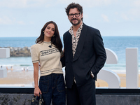 Lupita Nyong'o, Alvaro Norte, Macarena Garcia, and Chris Sanders attend the photocall of the film The Wild Robot during the 72nd San Sebasti...