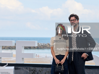 Lupita Nyong'o, Alvaro Norte, Macarena Garcia, and Chris Sanders attend the photocall of the film ''The Wild Robot'' during the 72nd San Seb...