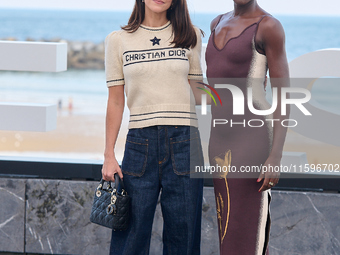 Lupita Nyong'o, Alvaro Norte, Macarena Garcia, and Chris Sanders attend the photocall of the film ''The Wild Robot'' during the 72nd San Seb...