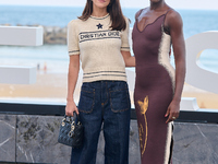 Lupita Nyong'o, Alvaro Norte, Macarena Garcia, and Chris Sanders attend the photocall of the film ''The Wild Robot'' during the 72nd San Seb...