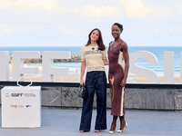 Lupita Nyong'o, Alvaro Norte, Macarena Garcia, and Chris Sanders attend the photocall of the film ''The Wild Robot'' during the 72nd San Seb...