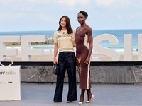 Lupita Nyong'o, Alvaro Norte, Macarena Garcia, and Chris Sanders attend the photocall of the film ''The Wild Robot'' during the 72nd San Seb...