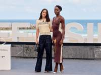 Lupita Nyong'o, Alvaro Norte, Macarena Garcia, and Chris Sanders attend the photocall of the film ''The Wild Robot'' during the 72nd San Seb...