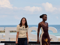 Lupita Nyong'o, Alvaro Norte, Macarena Garcia, and Chris Sanders attend the photocall of the film ''The Wild Robot'' during the 72nd San Seb...