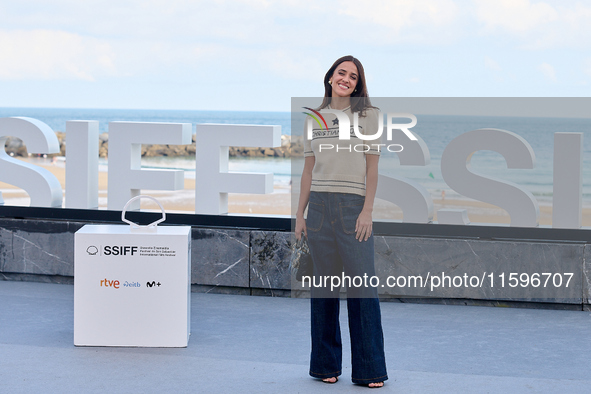 Lupita Nyong'o, Alvaro Norte, Macarena Garcia, and Chris Sanders attend the photocall of the film ''The Wild Robot'' during the 72nd San Seb...