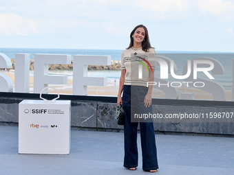 Lupita Nyong'o, Alvaro Norte, Macarena Garcia, and Chris Sanders attend the photocall of the film ''The Wild Robot'' during the 72nd San Seb...