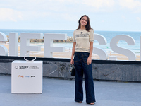 Lupita Nyong'o, Alvaro Norte, Macarena Garcia, and Chris Sanders attend the photocall of the film ''The Wild Robot'' during the 72nd San Seb...