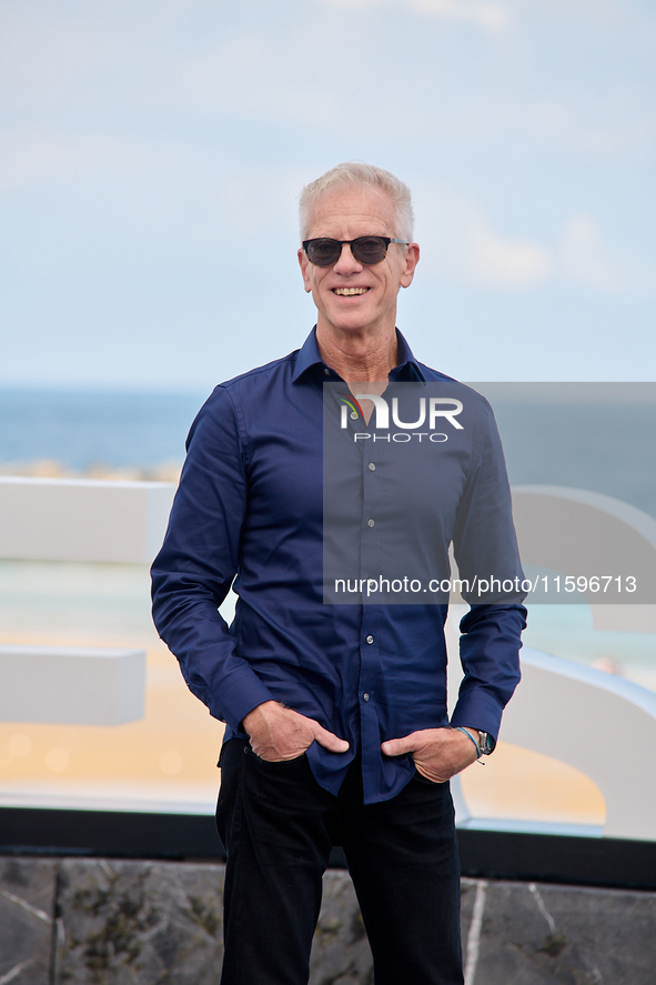 Lupita Nyong'o, Alvaro Norte, Macarena Garcia, and Chris Sanders attend the photocall of the film ''The Wild Robot'' during the 72nd San Seb...