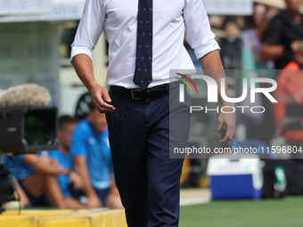 Head Coach Raffaele Palladino of ACF Fiorentina looks on during  the Italian Serie A football match between ACF Fiorentina and SS Lazio ,on...