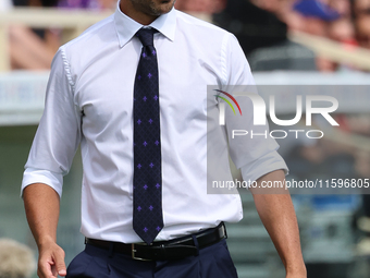 Head Coach Raffaele Palladino of ACF Fiorentina looks on during  the Italian Serie A football match between ACF Fiorentina and SS Lazio ,on...