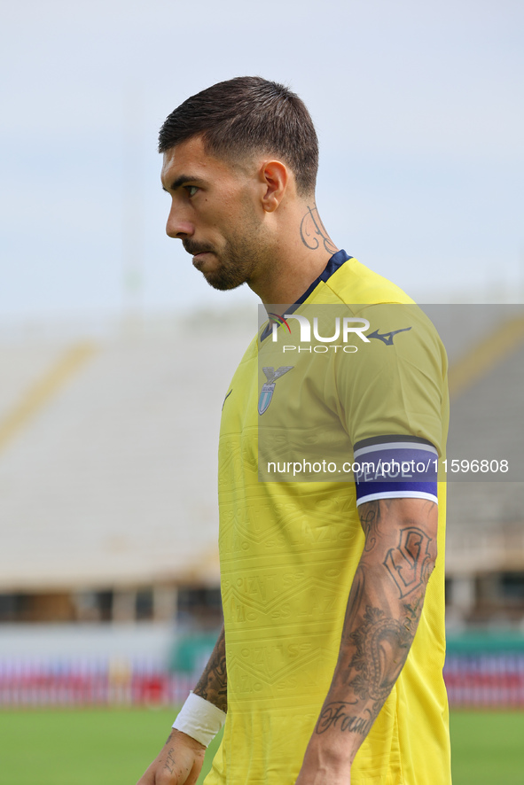 Mattia Zaccagni of SS Lazio during  the Italian Serie A football match between ACF Fiorentina and SS Lazio ,on September 22 , 2024 at the Ar...