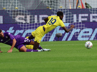 Danilo Cataldi of ACF Fiorentina and Boulaye Dia of SS Lazio ,battle for the ball during the Italian Serie A football match between ACF Fior...