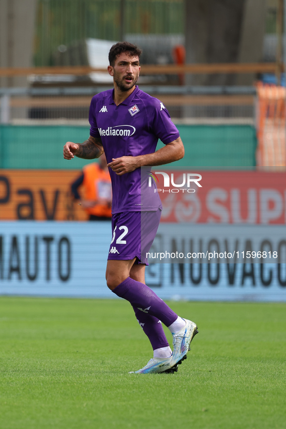 Danilo Cataldi of ACF Fiorentina during the Italian Serie A football match between ACF Fiorentina and SS Lazio ,on September 22 , 2024 at th...